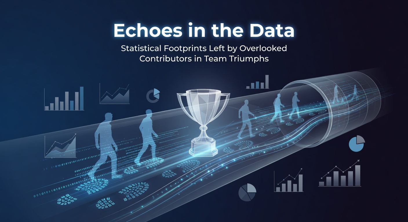 Visual representation of hidden statistical patterns in team sports data visualizations