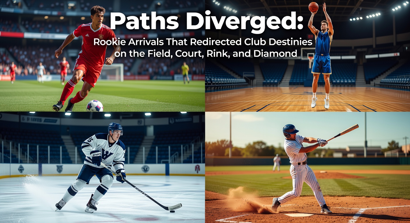Rookie athletes entering professional leagues and altering team trajectories across multiple sports