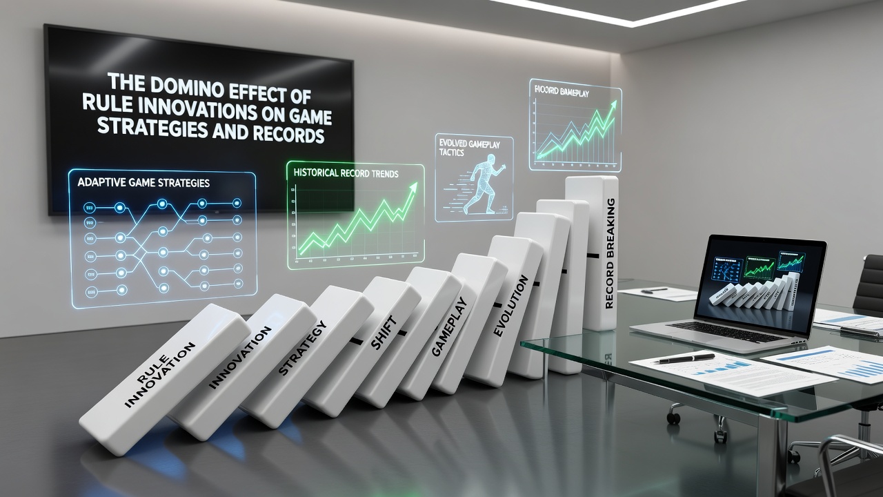 Visual representation of evolving game strategies after regulatory updates in professional competitions